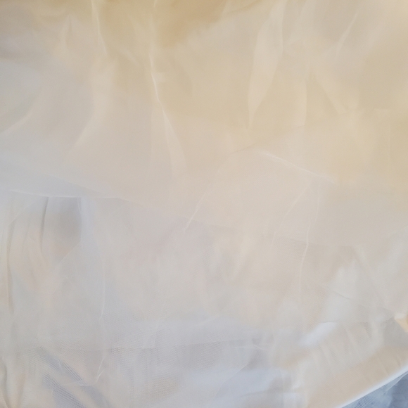 NWOT Lulus Yours For Eternity Organza Embroidered Maxi Wedding Dress Sz L - Picture 12 of 14